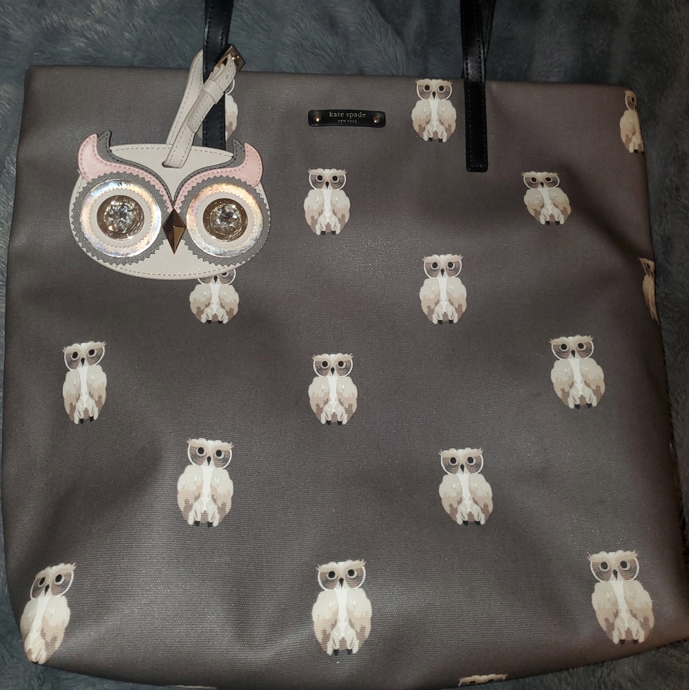 Kate Spade Owl Tote w/ charm